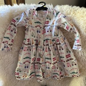 Pink Chicken New York toddler dress